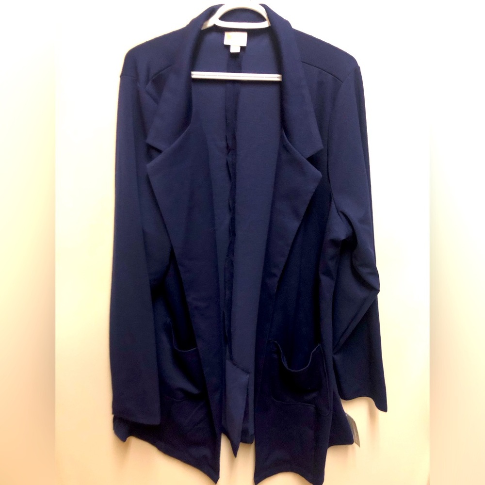 New with tags, blue 3x Lularoe Gwen blazer